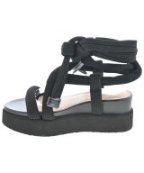ISSEY MIYAKE（イッセイミヤケ）サンダル 黒 サイズ:EU37(23.5cm位) レディース/2200649947119