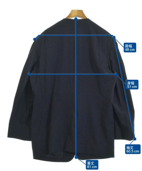 ISSEY MIYAKE（イッセイミヤケ）ジャケット 紺 サイズ:M メンズ/2200654625019