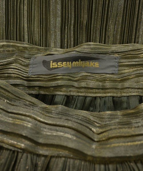 ISSEY MIYAKE（イッセイミヤケ）ロング・マキシ丈スカート カーキ サイズ:M レディース/2200654625033