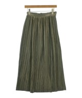 ISSEY MIYAKE（イッセイミヤケ）ロング・マキシ丈スカート カーキ サイズ:M レディース/2200654625033