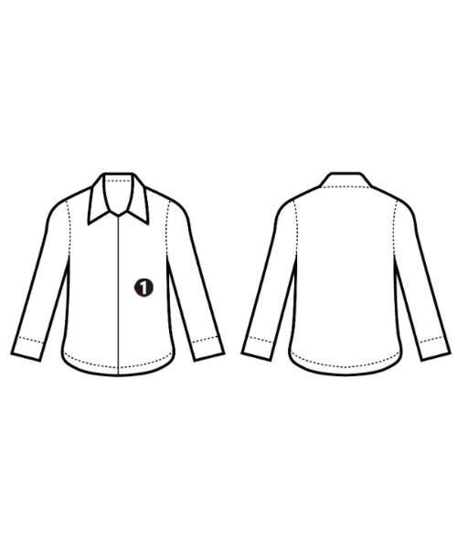 ISSEY MIYAKE（イッセイミヤケ）カジュアルシャツ 紺 サイズ:M レディース/2200659514035