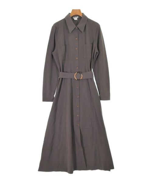 ISSEY MIYAKE(イッセイミヤケ)シャツワンピース 茶 サイズ:M/2200659514073