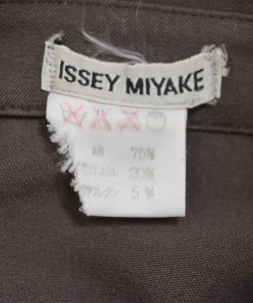 ISSEY MIYAKE（イッセイミヤケ）シャツワンピース 茶 サイズ:M レディース/2200659514073