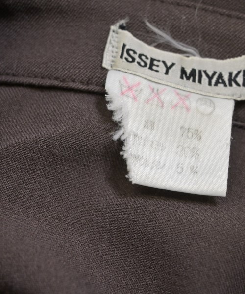 ISSEY MIYAKE（イッセイミヤケ）シャツワンピース 茶 サイズ:M レディース/2200659514073
