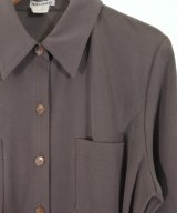 ISSEY MIYAKE（イッセイミヤケ）シャツワンピース 茶 サイズ:M レディース/2200659514073