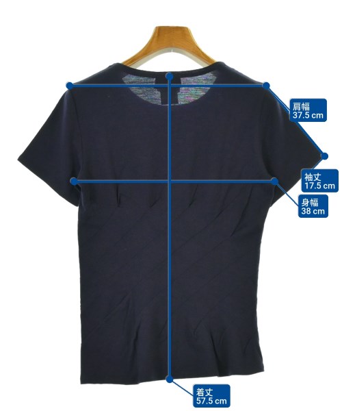 ISSEY MIYAKE（イッセイミヤケ）Tシャツ・カットソー 紺 サイズ:2(M位) レディース/2200653812359