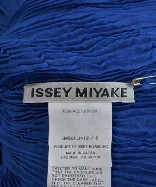 ISSEY MIYAKE（イッセイミヤケ）ブラウス 青 サイズ:2(M位) レディース/2200653887708