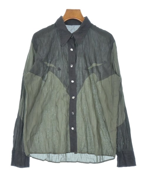 ISSEY MIYAKE(イッセイミヤケ)カジュアルシャツ カーキ サイズ:2(M位)/2200660441016