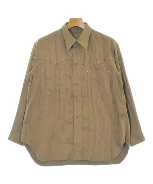 ISSEY MIYAKE(イッセイミヤケ)カジュアルシャツ 茶 サイズ:M/2200660441030