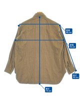 ISSEY MIYAKE（イッセイミヤケ）カジュアルシャツ 茶 サイズ:M メンズ/2200660441030