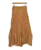 ISSEY MIYAKE（イッセイミヤケ）ロング・マキシ丈スカート オレンジ サイズ:M レディース/2200658734038