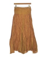 ISSEY MIYAKE（イッセイミヤケ）ロング・マキシ丈スカート オレンジ サイズ:M レディース/2200658734038