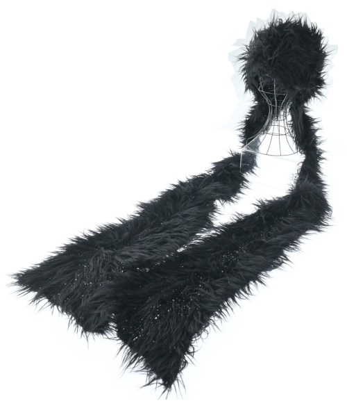 ISSEY MIYAKE（イッセイミヤケ）マフラー 黒 サイズ:- レディース/2200661148082