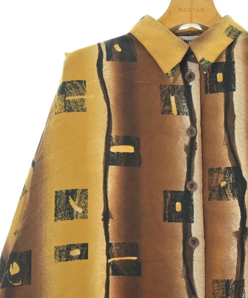 ISSEY MIYAKE（イッセイミヤケ）カジュアルシャツ 茶 サイズ:S レディース/2200661162125