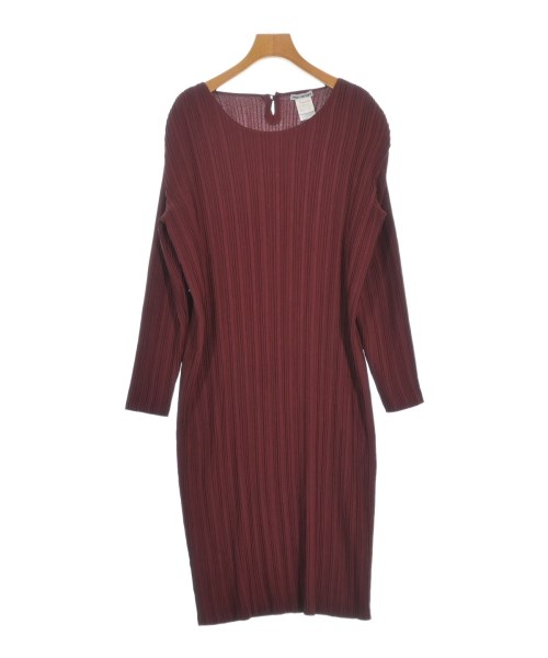 ISSEY MIYAKE(イッセイミヤケ)ワンピース 赤 サイズ:M/2200661634080