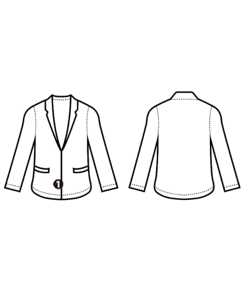 ISSEY MIYAKE（イッセイミヤケ）カジュアルジャケット 黒 サイズ:3(L位) レディース/2200661879092