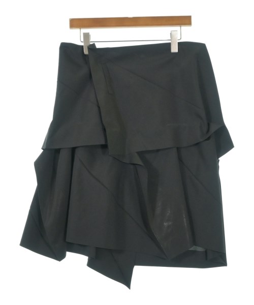 ISSEY MIYAKE（イッセイミヤケ）ひざ丈スカート 黒 サイズ:3(L位) レディース/2200710724014