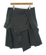 ISSEY MIYAKE（イッセイミヤケ）ひざ丈スカート 黒 サイズ:3(L位) レディース/2200710724014