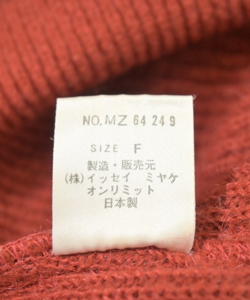 ISSEY MIYAKE（イッセイミヤケ）ニット・セーター 赤 サイズ:F メンズ/2200710804020
