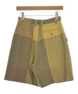 ISSEY MIYAKE（イッセイミヤケ）ショートパンツ 黄 サイズ:M レディース/2200711778054