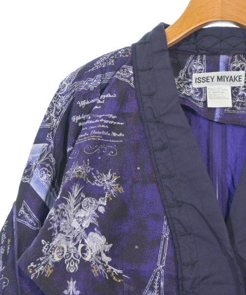 ISSEY MIYAKE（イッセイミヤケ）カジュアルジャケット 紫 サイズ:3(L位) レディース/2200711778108