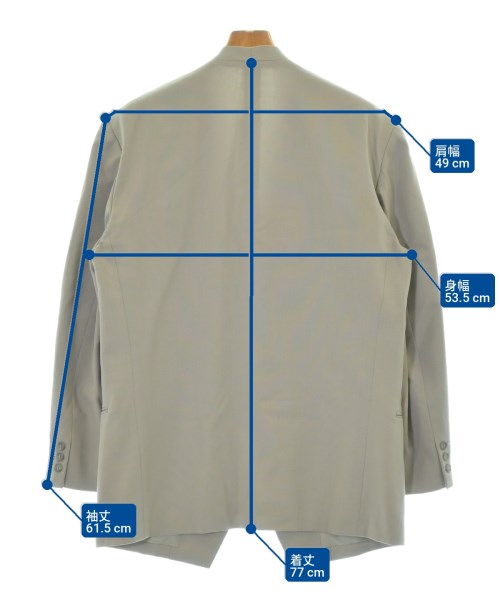ISSEY MIYAKE（イッセイミヤケ）カジュアルジャケット ベージュ サイズ:L メンズ/2200712878074