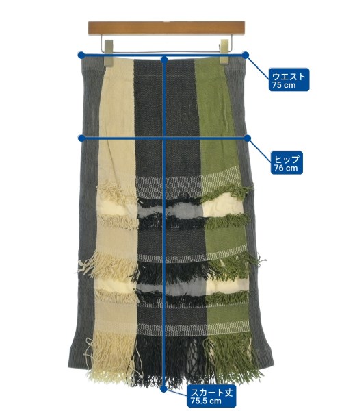 ISSEY MIYAKE（イッセイミヤケ）ロング・マキシ丈スカート 黒 サイズ:2(M位) レディース/2200712245081
