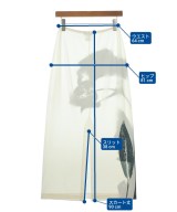 ISSEY MIYAKE（イッセイミヤケ）ロング・マキシ丈スカート 白 サイズ:2(M位) レディース/2200712245104