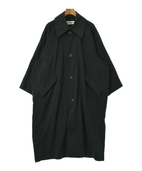ISSEY MIYAKE（イッセイミヤケ）ステンカラーコート 黒 サイズ:M レディース/2200711621039