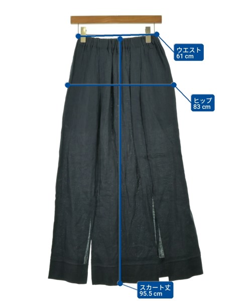 ISSEY MIYAKE（イッセイミヤケ）ロング・マキシ丈スカート 紺 サイズ:M レディース/2200715765135