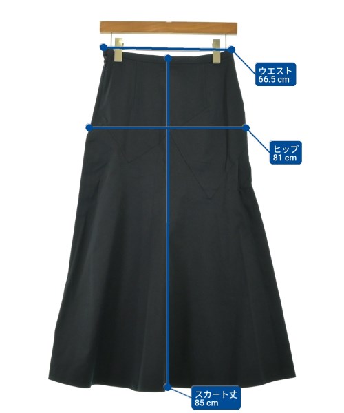 ISSEY MIYAKE（イッセイミヤケ）ロング・マキシ丈スカート 黒 サイズ:2(M位) レディース/2200715765142
