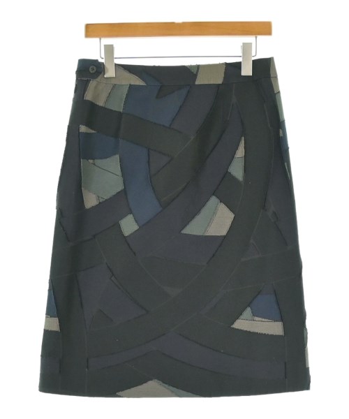 ISSEY MIYAKE（イッセイミヤケ）ひざ丈スカート 黒 サイズ:2(M位) レディース/2200716332060