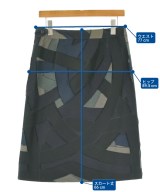 ISSEY MIYAKE（イッセイミヤケ）ひざ丈スカート 黒 サイズ:2(M位) レディース/2200716332060