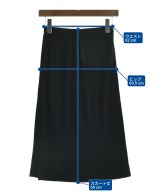 ISSEY MIYAKE（イッセイミヤケ）ひざ丈スカート 黒 サイズ:2(M位) レディース/2200718172213