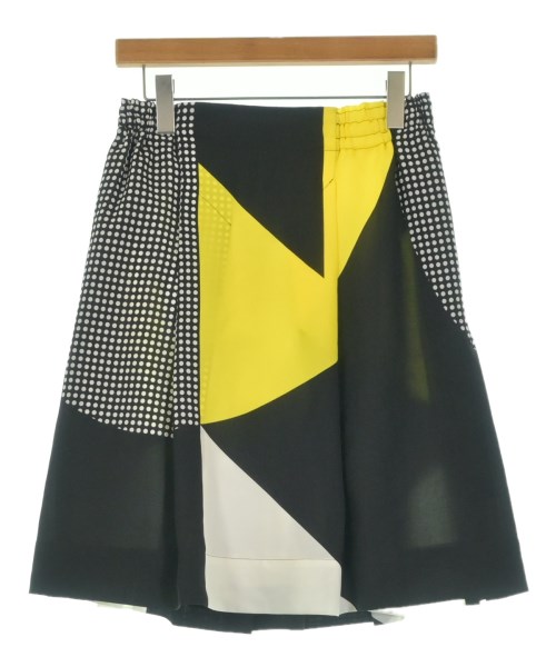 ISSEY MIYAKE(イッセイミヤケ)ひざ丈スカート 黒 サイズ:2(M位)/2200646819198