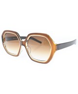 ISSEY MIYAKE（イッセイミヤケ）メガネ 茶 サイズ:- メンズ/2200648326069