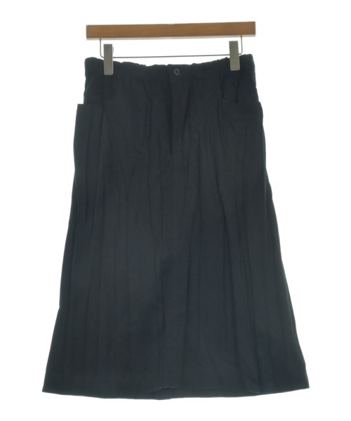 ISSEY MIYAKE(イッセイミヤケ)ひざ丈スカート 黒 サイズ:2(M位)/2200649111206