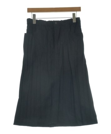 ISSEY MIYAKE（イッセイミヤケ）ひざ丈スカート 黒 サイズ:2(M位