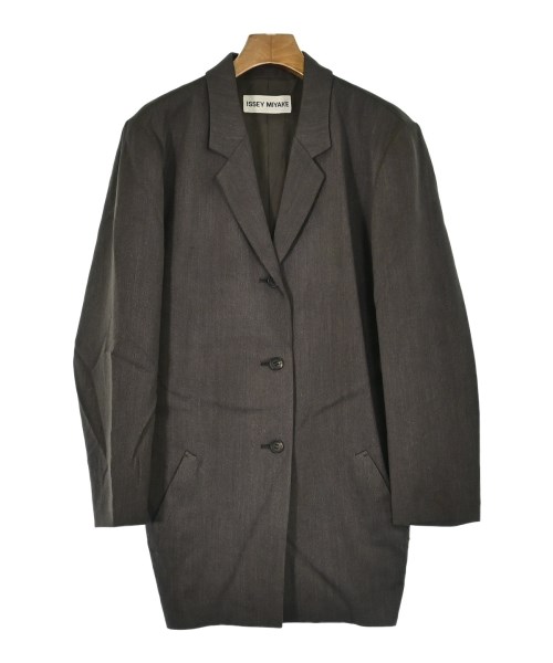 ISSEY MIYAKE(イッセイミヤケ)カジュアルジャケット 茶 サイズ:M/2200651866019
