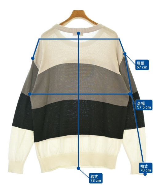 ISSEY MIYAKE（イッセイミヤケ）ニット・セーター グレー サイズ:M メンズ/2200652118100