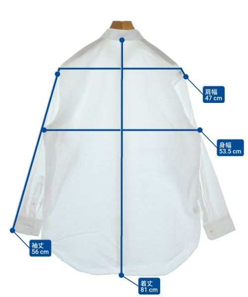 ISSEY MIYAKE（イッセイミヤケ）カジュアルシャツ 白 サイズ:M メンズ/2200652642070