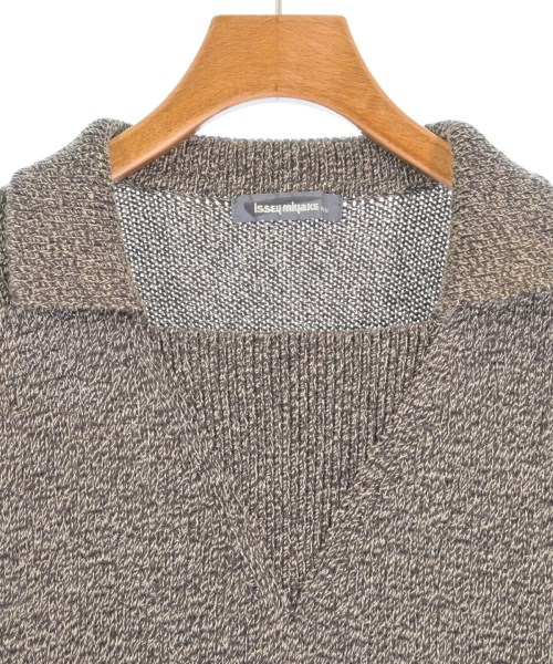 ISSEY MIYAKE（イッセイミヤケ）ニット・セーター 茶 サイズ:M メンズ/2200654277102