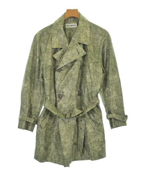 ISSEY MIYAKE(イッセイミヤケ)トレンチコート 緑 サイズ:M/2200704098015