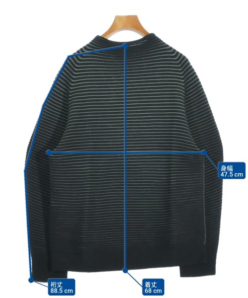 ISSEY MIYAKE（イッセイミヤケ）ニット・セーター 黒 サイズ:2(M位) レディース/2200704442054