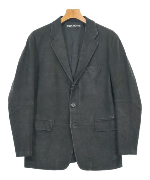 ISSEY MIYAKE(イッセイミヤケ)カジュアルジャケット 黒 サイズ:1(S位)/2200704826120