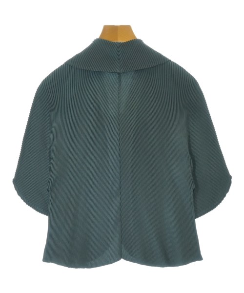 ISSEY MIYAKE（イッセイミヤケ）カジュアルシャツ 緑 サイズ:2(M位) レディース/2200704629035