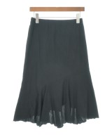 ISSEY MIYAKE（イッセイミヤケ）ひざ丈スカート 黒 サイズ:2(M位) レディース/2200710130174