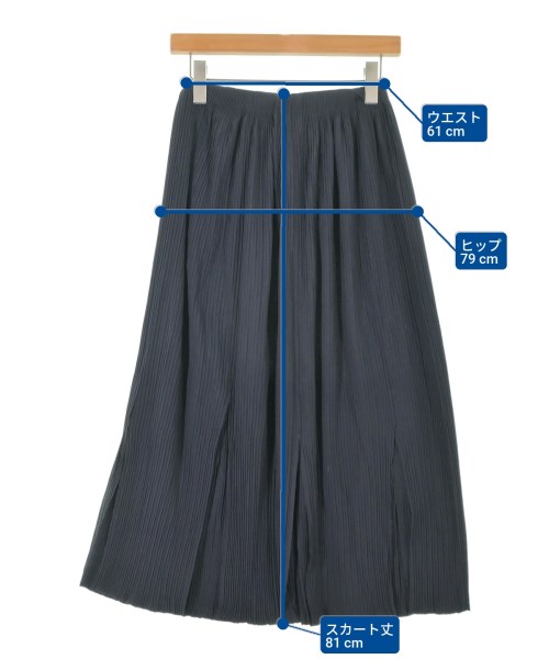 ISSEY MIYAKE（イッセイミヤケ）ロング・マキシ丈スカート 紺 サイズ:M レディース/2200662699057