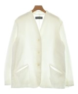 ISSEY MIYAKE（イッセイミヤケ）ノーカラージャケット 白 サイズ:3(L位) レディース/2200663706051