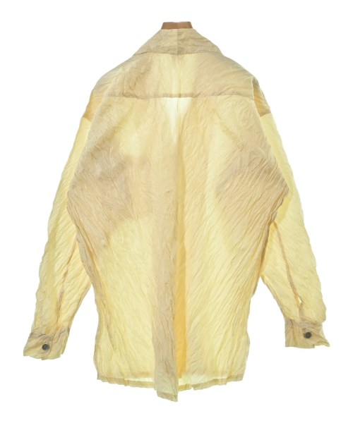 ISSEY MIYAKE（イッセイミヤケ）カジュアルシャツ 黄 サイズ:L レディース/2200662001027